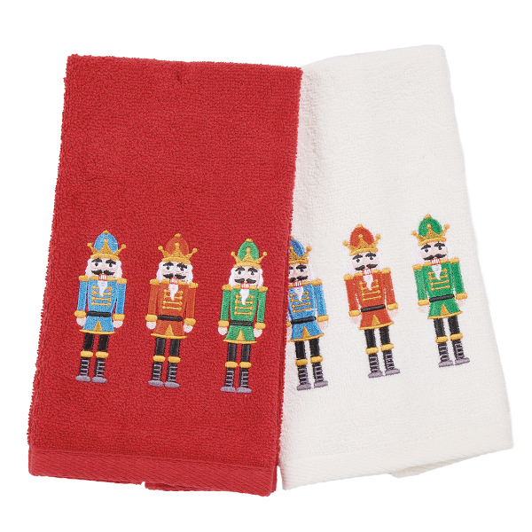 Χριστουγεννιάτικα Ποτηρόπανα (Σετ 2τμχ) Das Home 0810