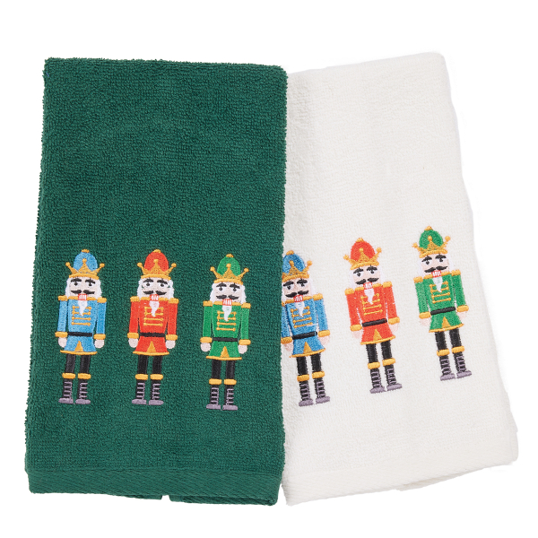 Χριστουγεννιάτικα Ποτηρόπανα (Σετ 2τμχ) Das Home 0811