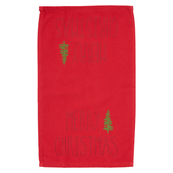 Χριστουγεννιάτικα Ποτηρόπανα (Σετ 2τμχ) Das Home 0816