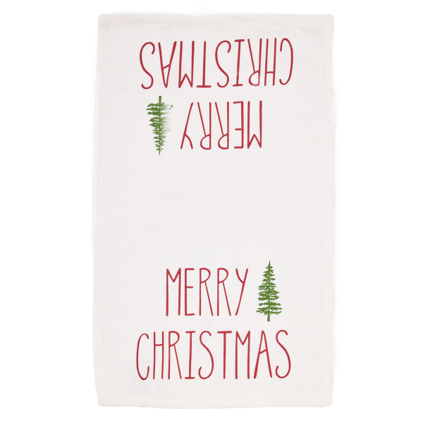 Χριστουγεννιάτικα Ποτηρόπανα (Σετ 2τμχ) Das Home 0816