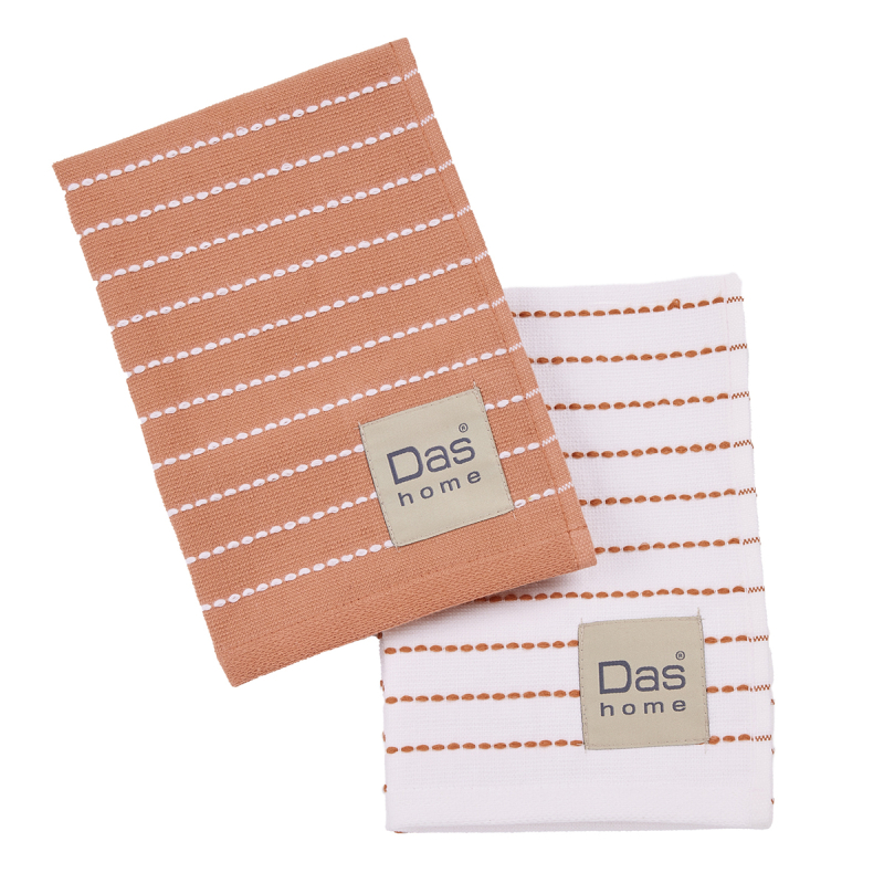 Ποτηρόπανα (Σετ 2τμχ) Das Home Kitchen 0826