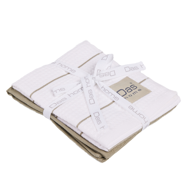 Ποτηρόπανα (Σετ 2τμχ) Das Home Kitchen 0827