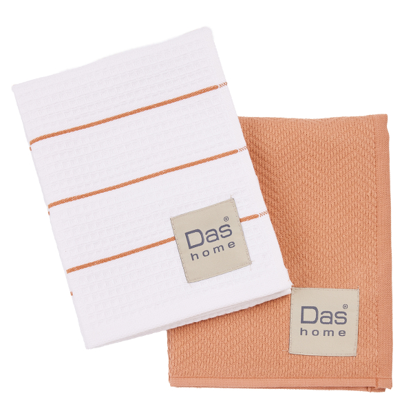 Ποτηρόπανα (Σετ 2τμχ) Das Home Kitchen 0831