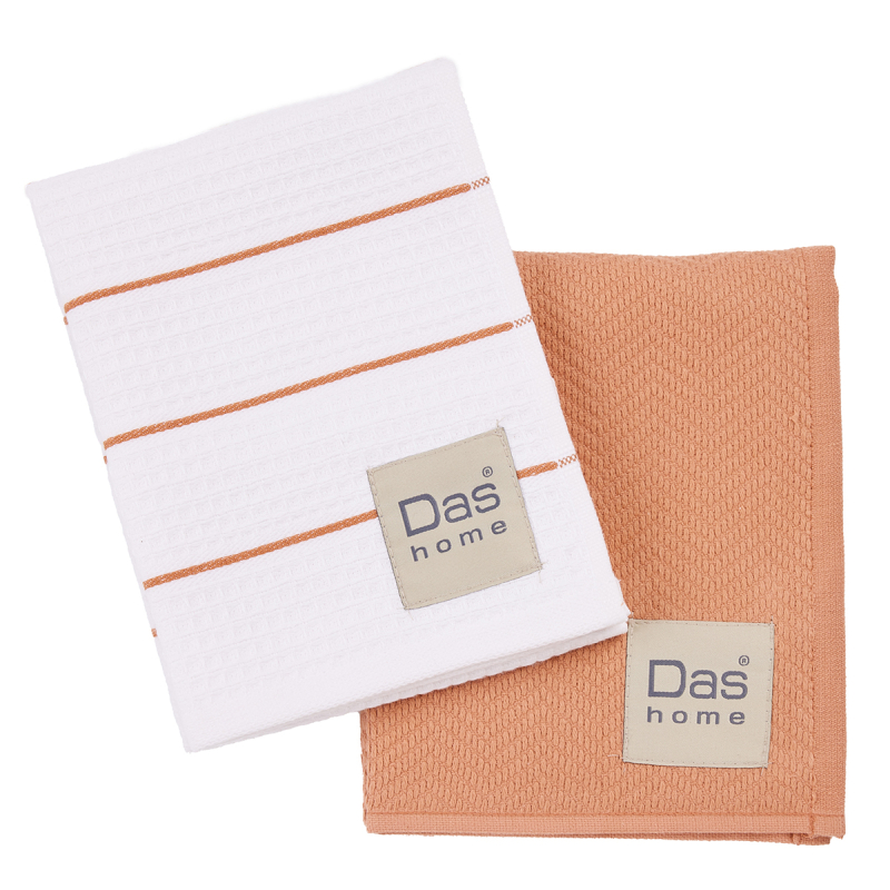 Ποτηρόπανα (Σετ 2τμχ) Das Home Kitchen 0831