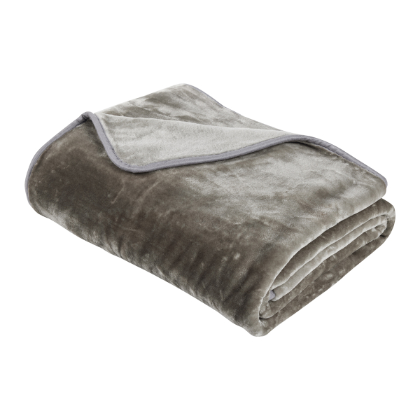 Κουβέρτα Βελουτέ Μονή (160x220) Das Home Velour 0290 Grey