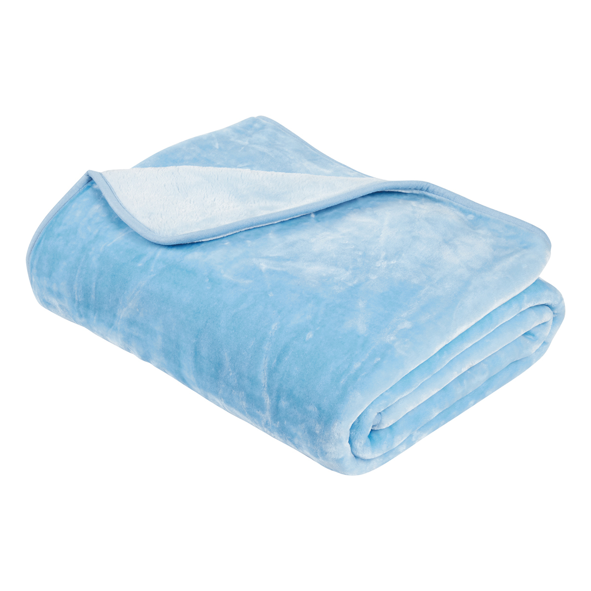 Κουβέρτα Βελουτέ Μονή (160x220) Das Home Velour 0291 Baby Blue φωτογραφία