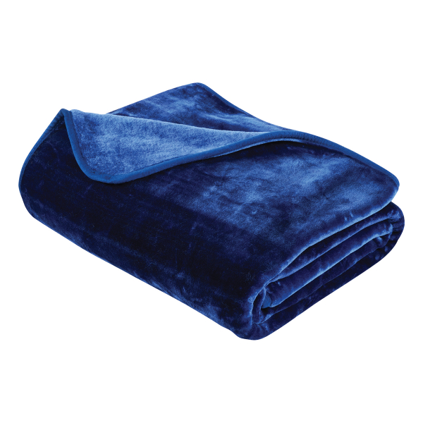 Κουβέρτα Βελουτέ Μονή (160x220) Das Home Velour 0292 Blue