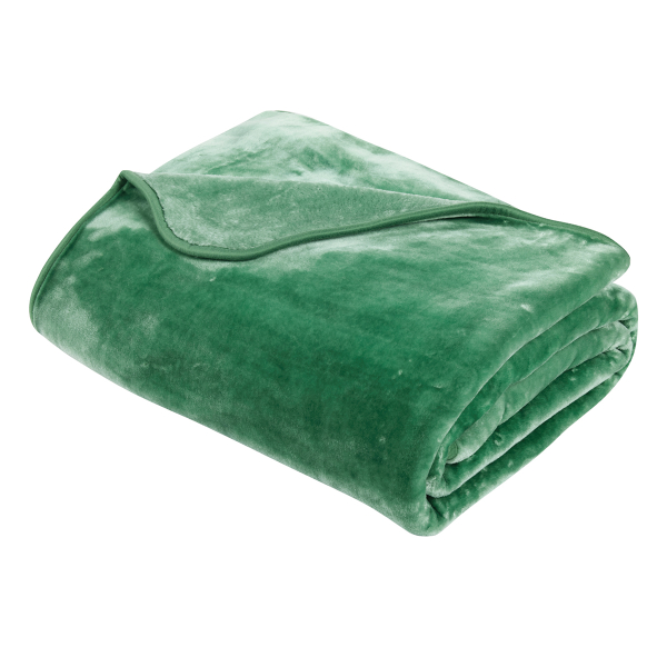 Κουβέρτα Βελουτέ Μονή (160x220) Das Home Velour 0293 Green