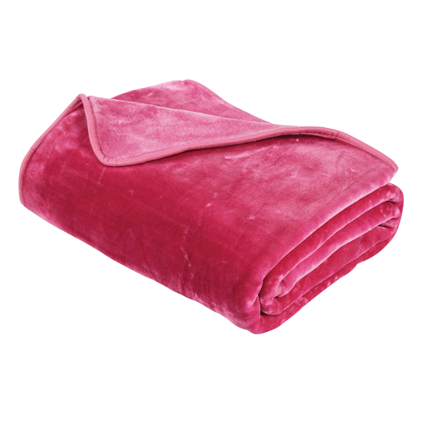 Κουβέρτα Βελουτέ Μονή (160x220) Das Home Velour 0294 Pink