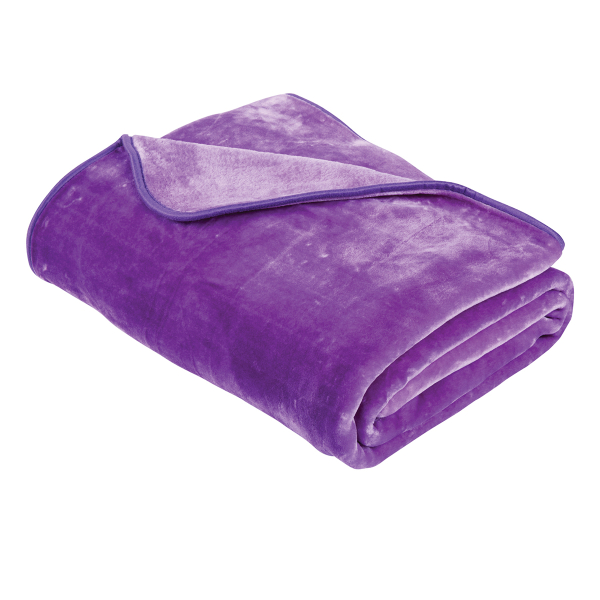 Κουβέρτα Βελουτέ Μονή (160x220) Das Home Velour 0296 Purple