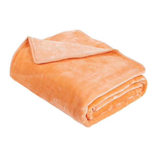 Κουβέρτα Βελουτέ Μονή (160x220) Das Home Velour 0297 Salmon