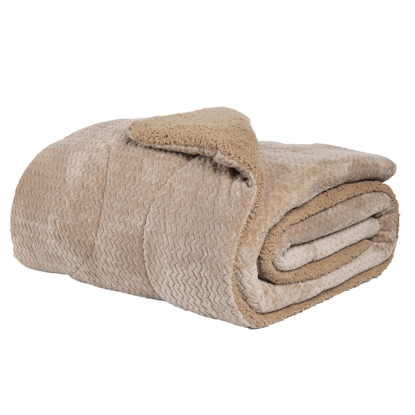 Κουβερτοπάπλωμα Μονό (160x220) Das Home 1367 Taupe