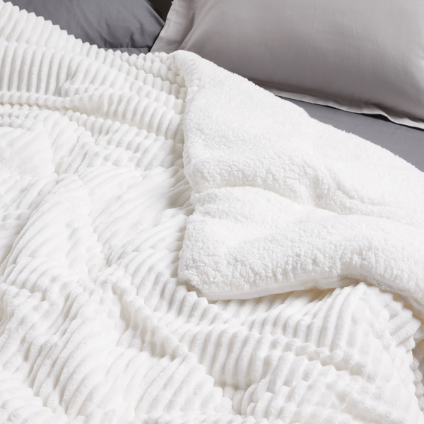 Κουβερτοπάπλωμα Υπέρδιπλο (220x240) Das Home 1364 White