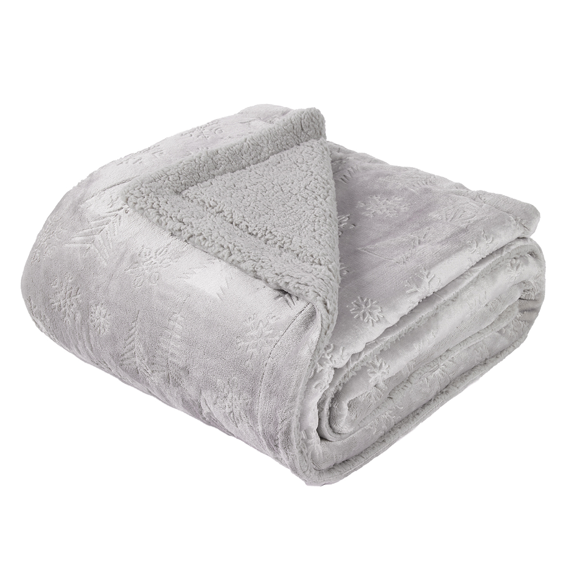 Χριστουγεννιάτικη Κουβέρτα Καναπέ Fleece (130X170) Das Home 1373 Grey Χριστουγεννιάτικα Ριχτάρια - Κουβέρτες Spitishop