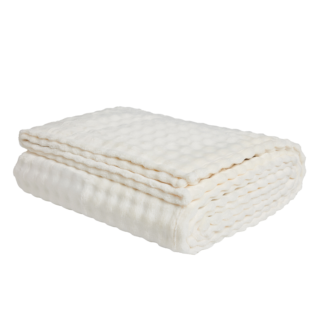Κουβέρτα Fleece Μονή (160x220) Das Home 1369 Ivory φωτογραφία