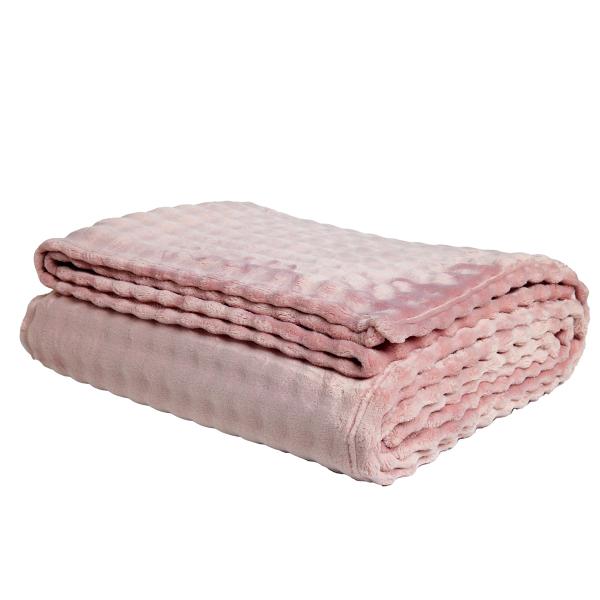 Κουβέρτα Fleece Μονή (160x220) Das Home 1372 Dusty Lilac