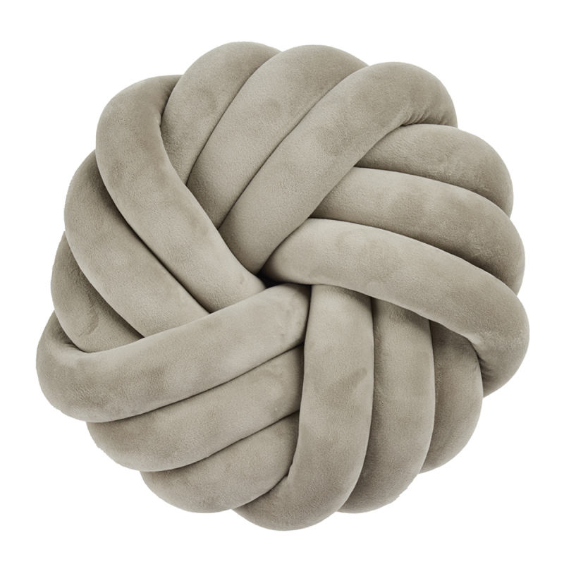 Διακοσμητικό Μαξιλάρι Βελουτέ (Φ35) Das Home 2293 Beige