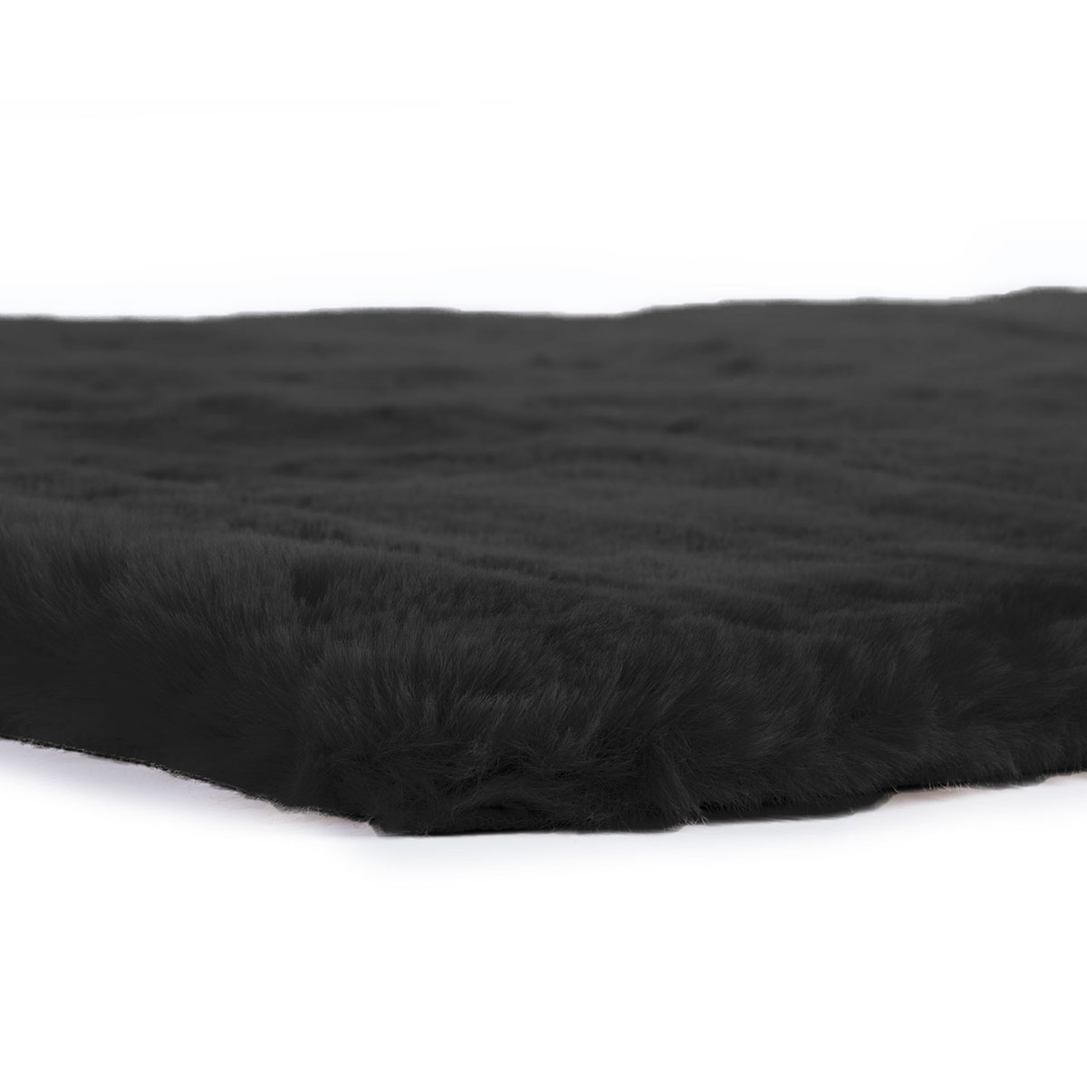 Χαλί Διαδρόμου Γούνινο (75X140) Nef-Nef Homeware Estelle Black Home Χαλιά Διάδρομοι Spitishop