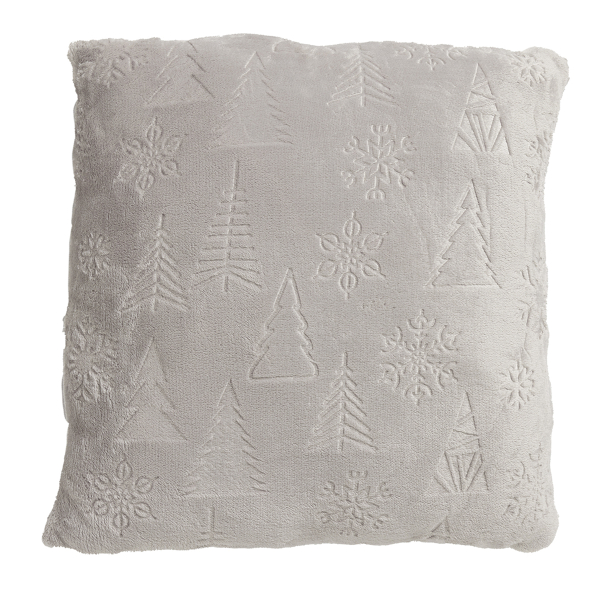 Χριστουγεννιάτικο Μαξιλάρι Fleece (40x40) Das Home 1373 Grey