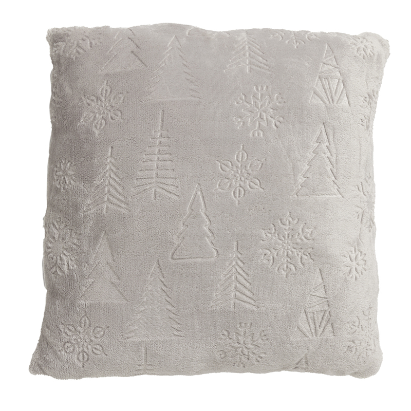 Χριστουγεννιάτικο Μαξιλάρι Fleece (40x40) Das Home 1373 Grey