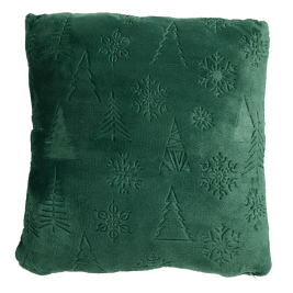Χριστουγεννιάτικο Μαξιλάρι Fleece (40x40) Das Home 1374 Green