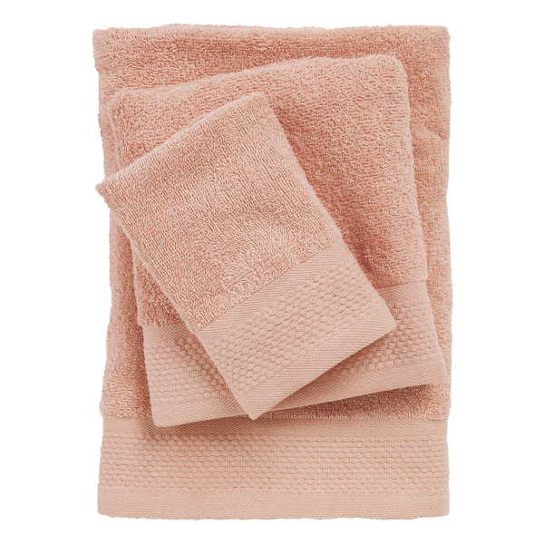 Πετσέτες Μπάνιου (Σετ 3τμχ) Das Home Best 0832 Pink 450gsm