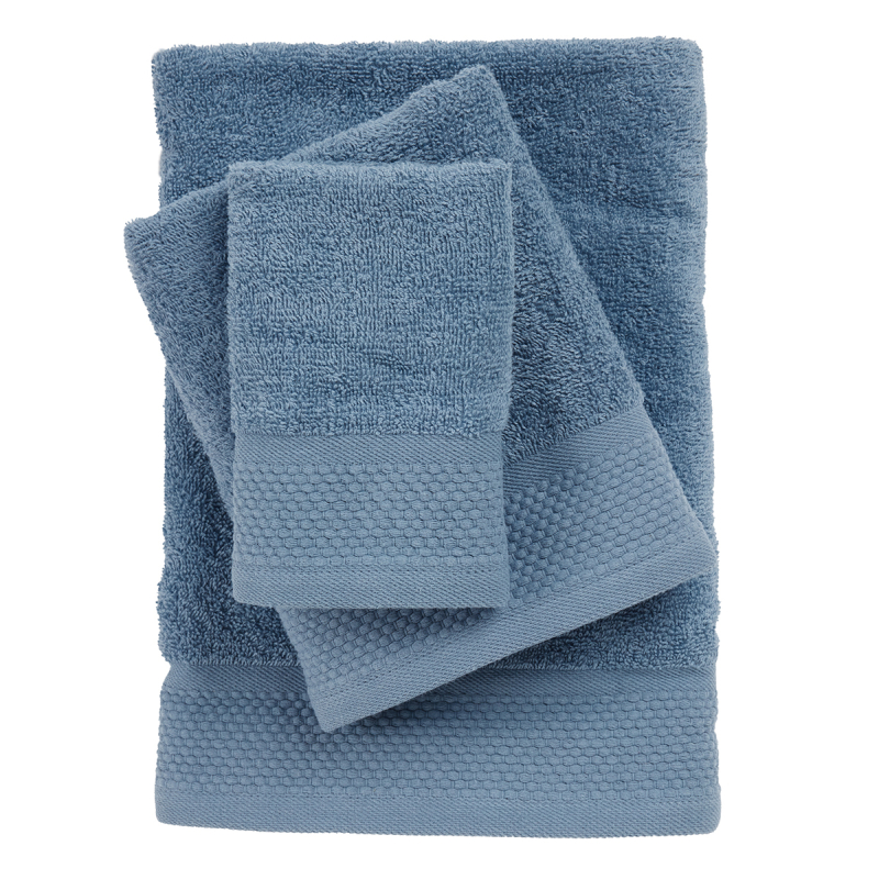 Πετσέτες Μπάνιου (Σετ 3τμχ) Das Home Best 0837 Blue 450gsm
