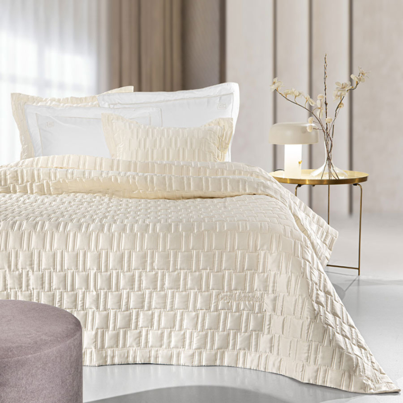 Κουβερλί King Size (Σετ 240x250) Guy Laroche Brick Ecru