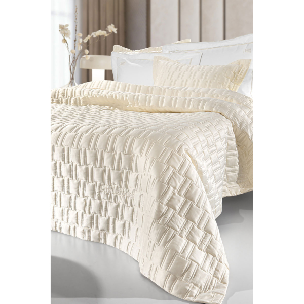 Κουβερλί King Size (Σετ 240x250) Guy Laroche Brick Ecru