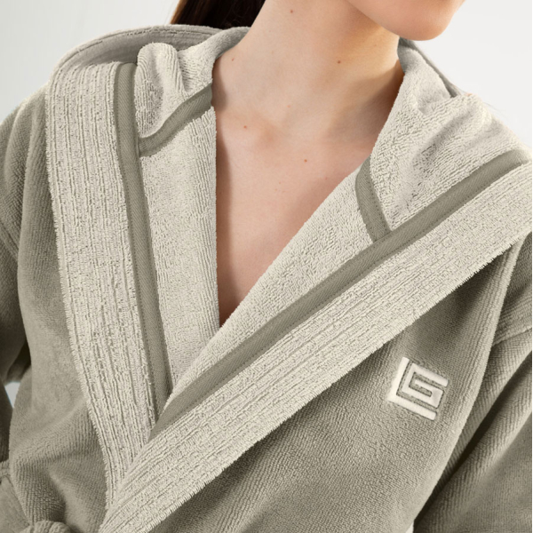 Μπουρνούζι Guy Laroche Monogram Khaki