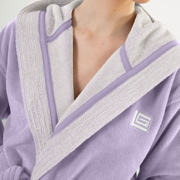 Μπουρνούζι Guy Laroche Monogram Lavender