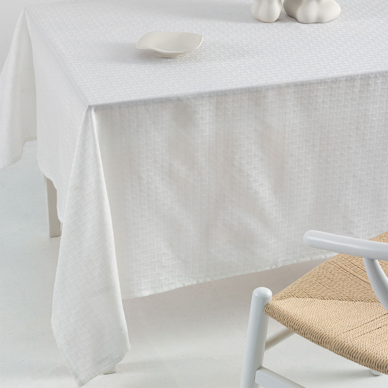 Αλέκιαστο Τραπεζομάντηλο (175x320) Palamaiki Milly White