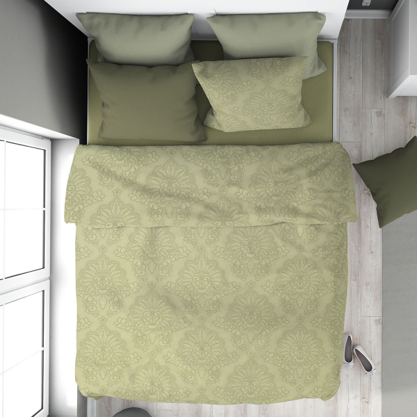 Πάπλωμα Μονό (160x240) Dimcol Άρτεμις 704 Light Olive