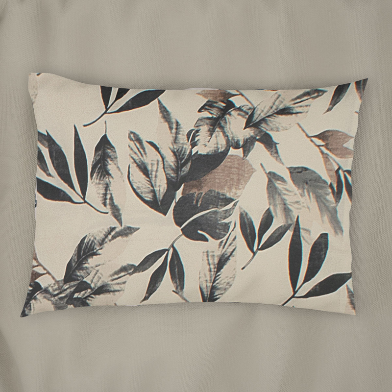 Μαξιλαροθήκη (50x70) Dimcol Ευριδίκη 710 Ecru-Black