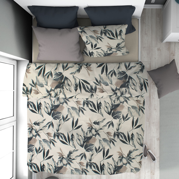 Σεντόνια Υπέρδιπλα (Σετ 240x270) Dimcol Ευριδίκη 710 Ecru-Black