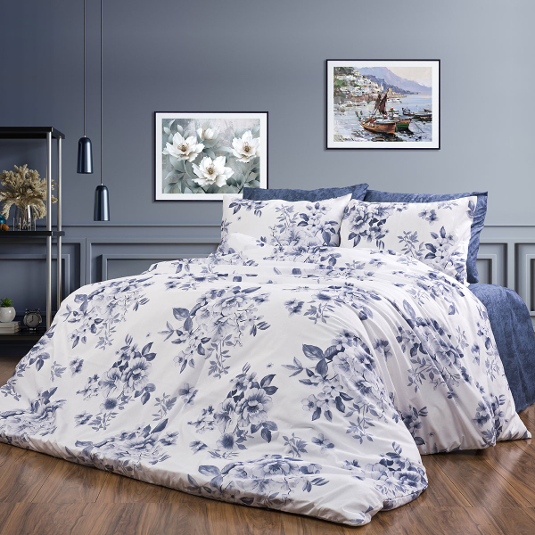 Πάπλωμα Μονό (160x240) Dimcol Βερονίκη 486 White-Blue