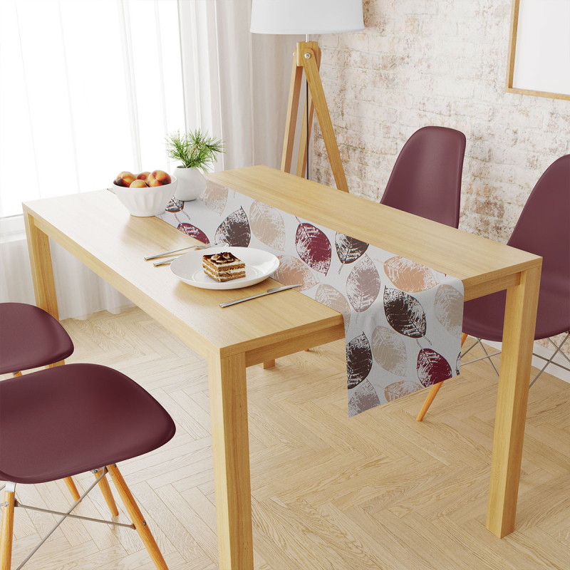 Αλέκιαστη Τραβέρσα (40x180) Dimcol Leaves 467 Brown