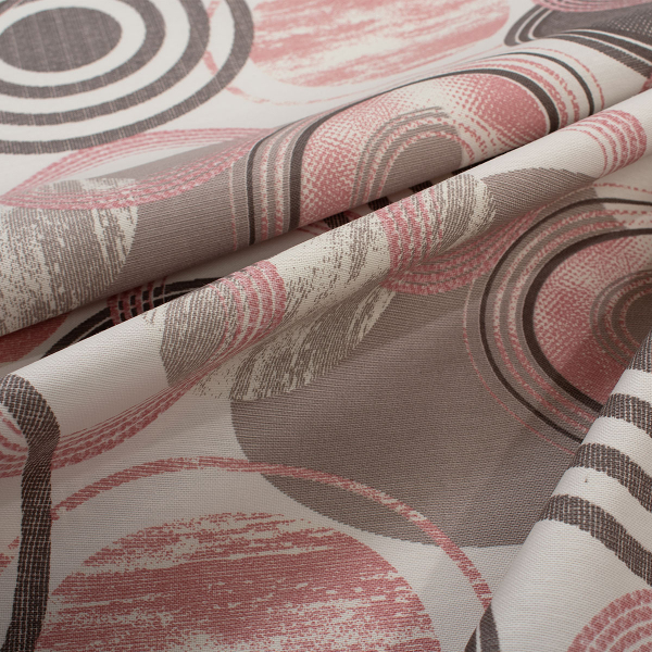 Αλέκιαστο Τραπεζομάντηλο (180x300) Dimcol Circles 469 Coral