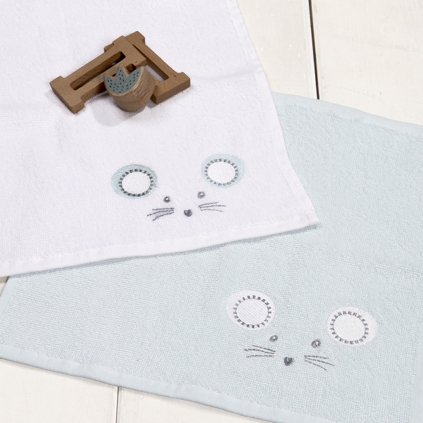 Λαβέτες Ώμου (Σετ 2τμχ) Nima Baby Little Mouse