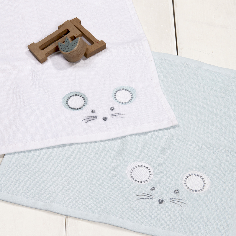 Λαβέτες Ώμου (Σετ 2τμχ) Nima Baby Little Mouse