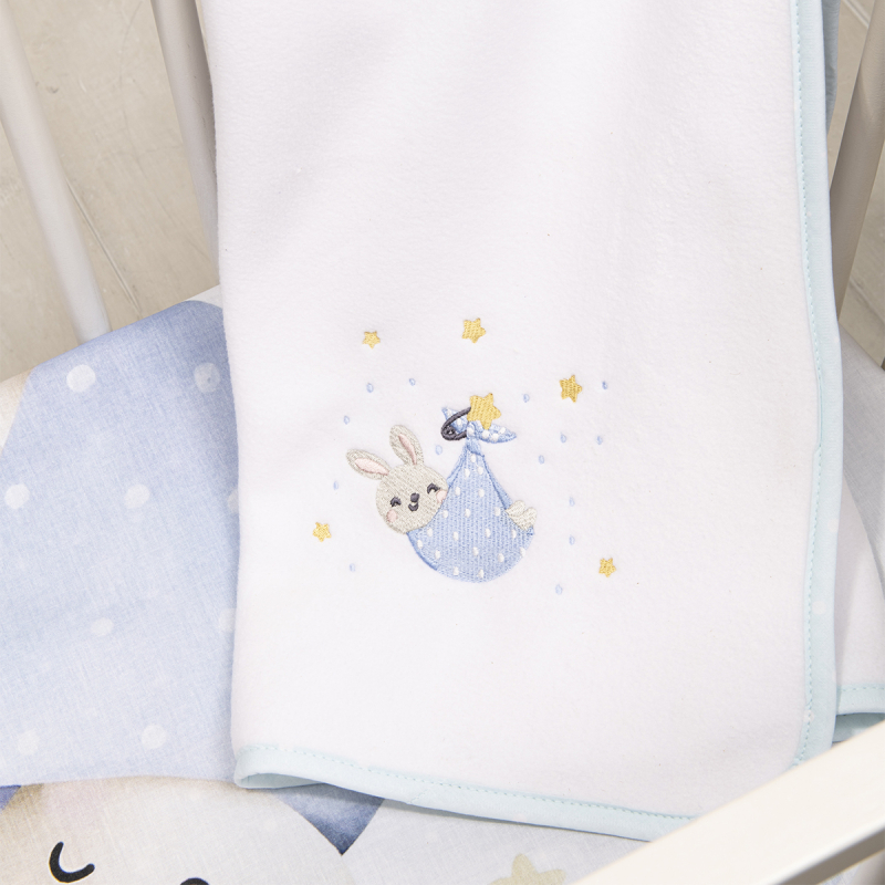 Κουβέρτα Fleece Κούνιας (110x140) Nima Baby Little Mister