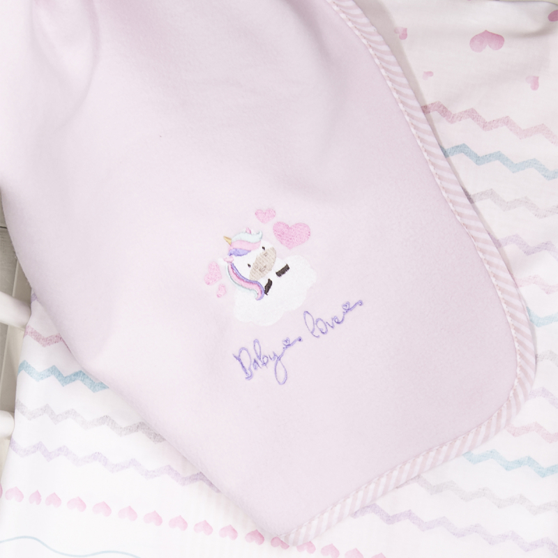 Κουβέρτα Fleece Αγκαλιάς (80x110) Nima Baby Luni Uni