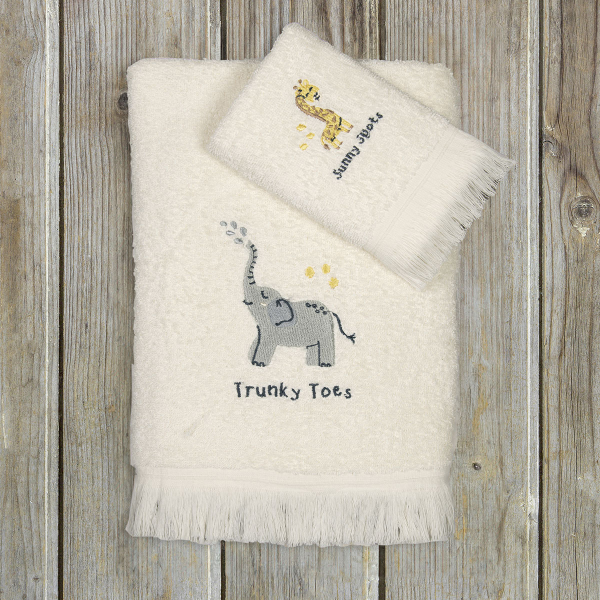 Παιδικές Πετσέτες (Σετ 2τμχ) Kocoon Safari Pals 380gsm