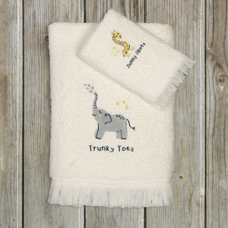 Παιδικές Πετσέτες (Σετ 2τμχ) Kocoon Safari Pals 380gsm