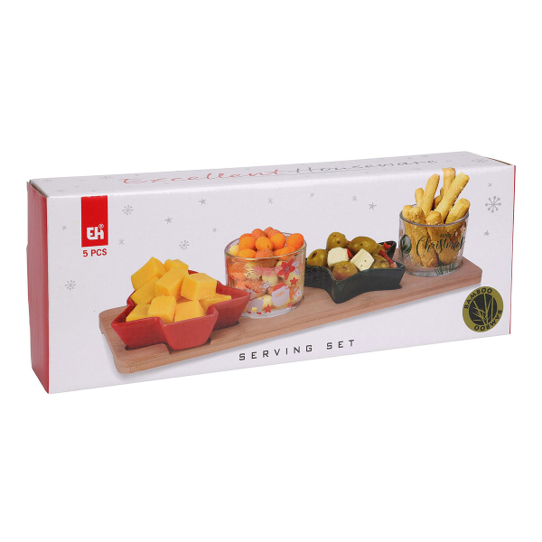 Χριστουγεννιάτικη Ορντεβιέρα Σερβιρίσματος 4 Θέσεων (33x10x5.7) K-M 278000770