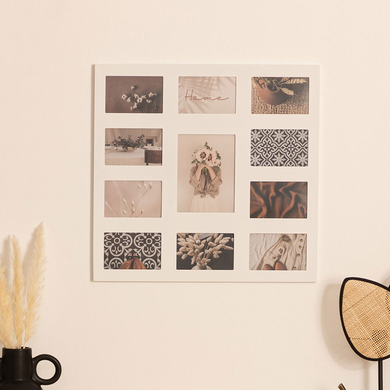 Κορνίζα Τοίχου 11 Θέσεων (54.9x53) A-S Gael White 114201