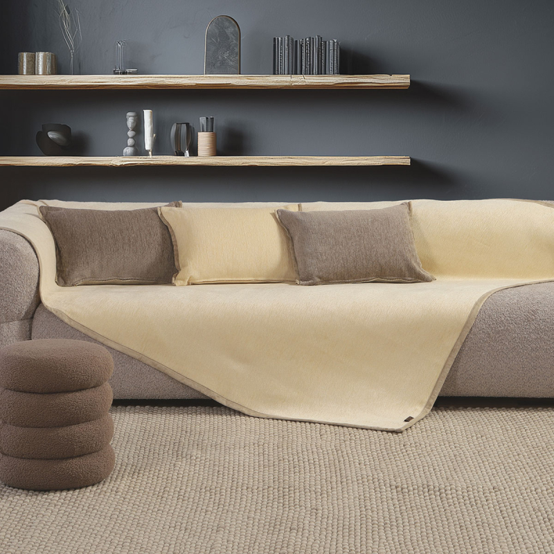 Ριχτάρι Καναπέ Διθέσιου (180x250) Nef-Nef Homeware Tanger Ecru