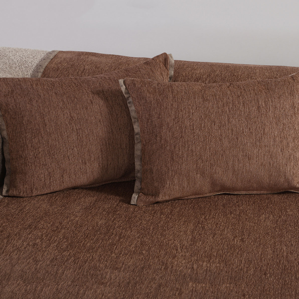 Διακοσμητικό Μαξιλάρι 2 Όψεων (40x55) Nef-Nef Homeware Tanger Brown/Ecru