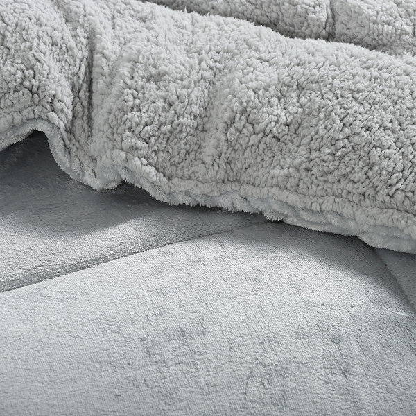 Κουβερτοπάπλωμα King Size (240x260) Silk Fashion Solid Silver Grey