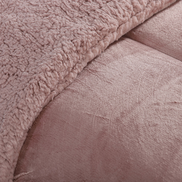 Κουβερτοπάπλωμα King Size (240x260) Silk Fashion Solid Old Rose